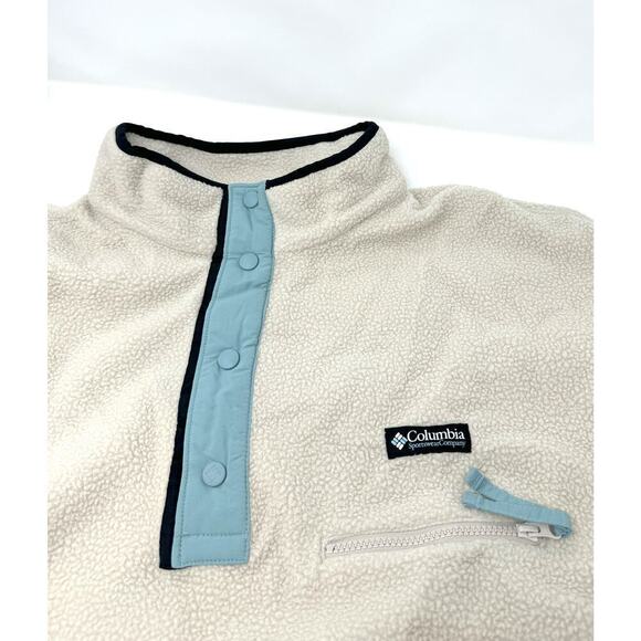 Columbia Men's Helvetia Half Snap Fleece, Dark Stone, Size XXL - Picture 7 of 9